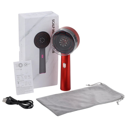 Electric Scalp Massager — Vibration & Red Light Therapy for Hair Growth